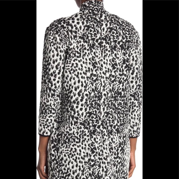 Philosophy Apparel Knit Cheetah Pattern Jacket,M - Picture 6 of 7